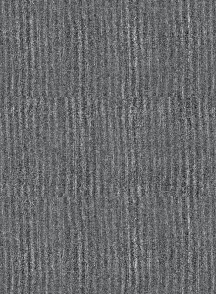 Frosted Mid Gray Terry Rayon Highland Trousers - Image 6