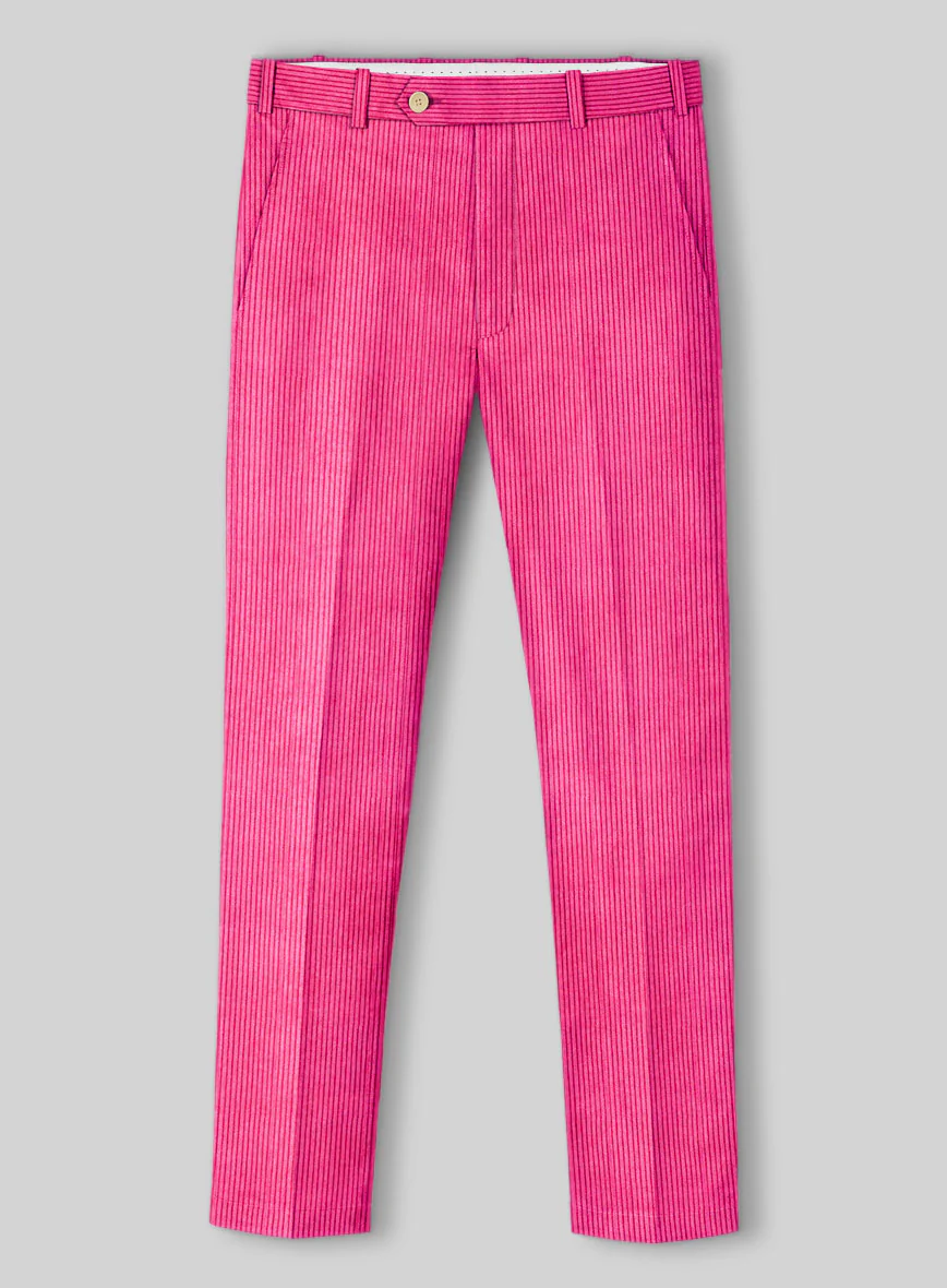 Fusica Pink Corduroy Pants