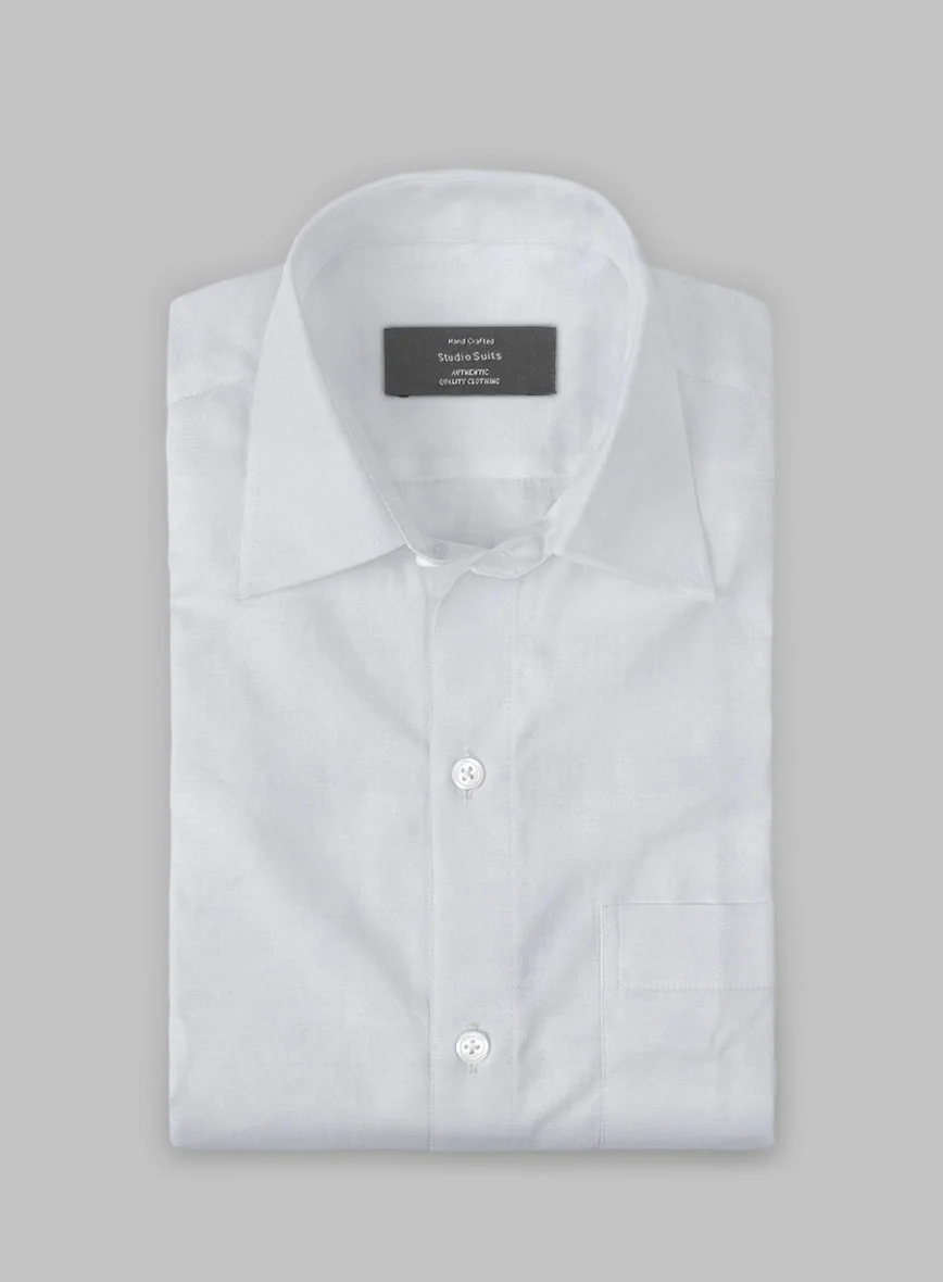 Giza Light Gray Cotton Shirt