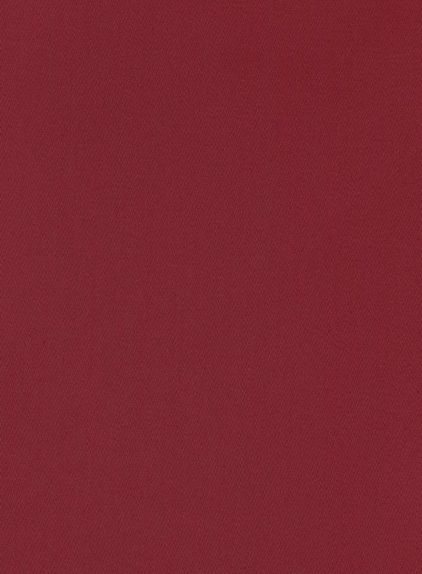 Giza Maroon Cotton Shirt - Image 4