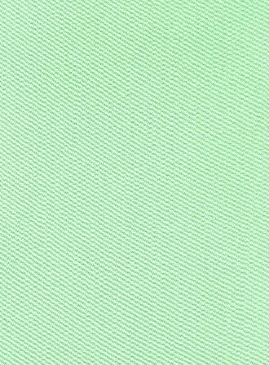 Giza Mint Green Cotton Shirt - Image 3
