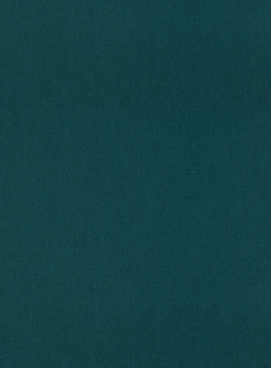 Giza Teal Cotton Shirt - Image 4