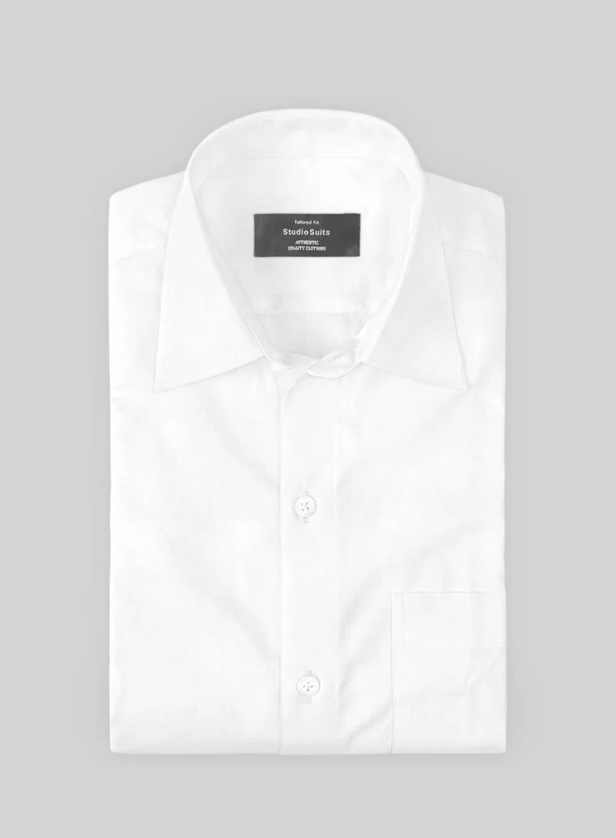 Giza White Cotton Shirt