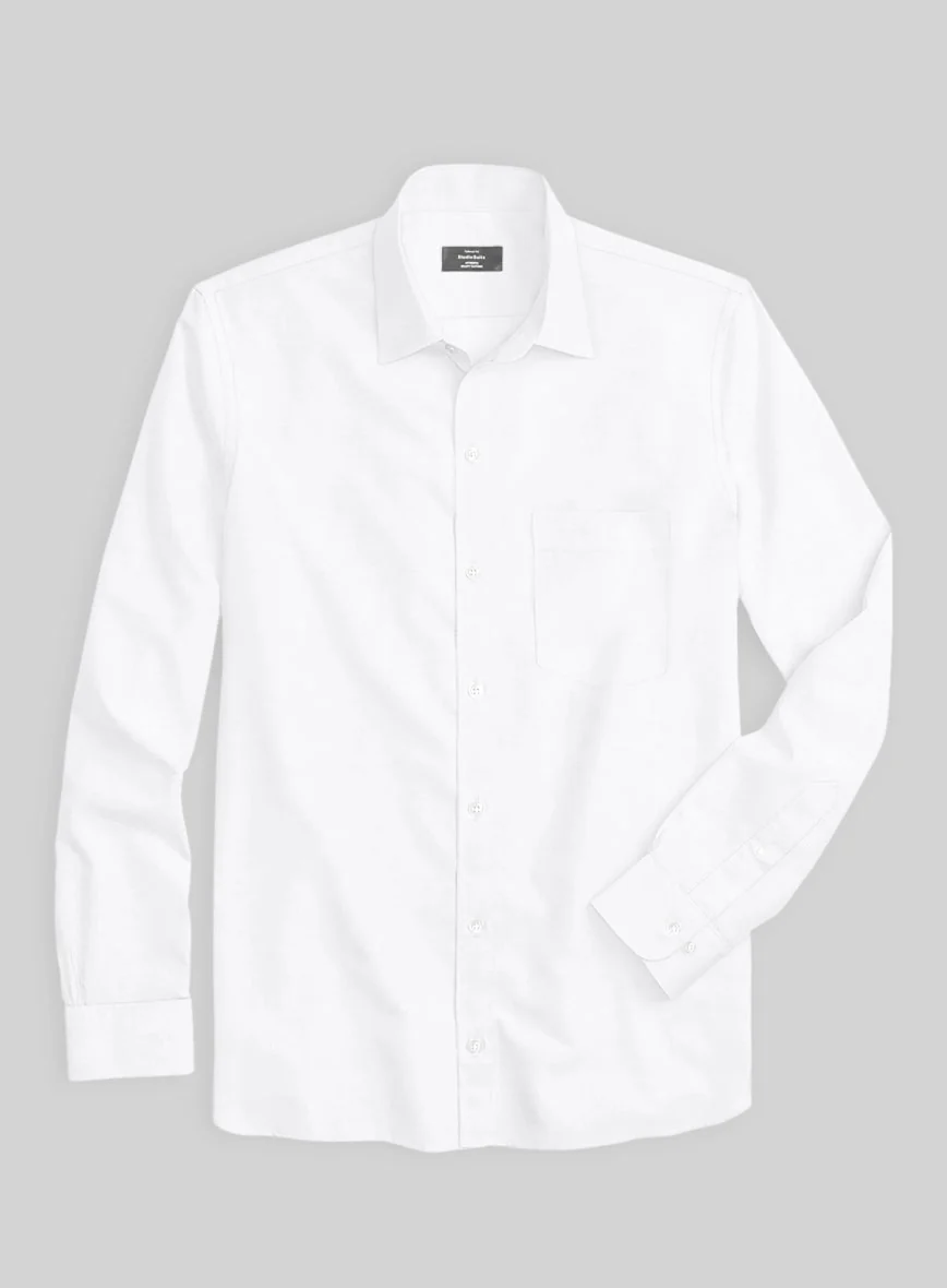 Giza White Cotton Shirt - Image 3