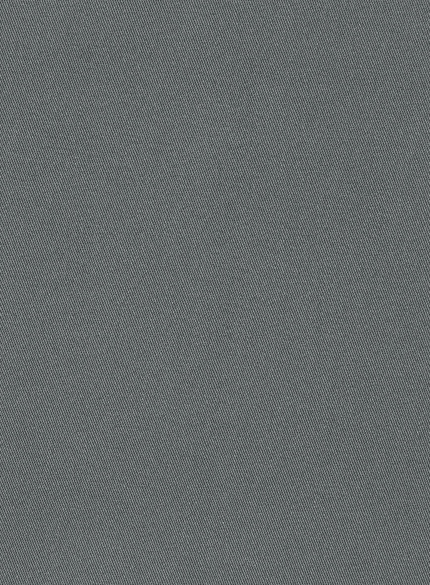 Gray Cotton Power Stretch Chino Jacket - Image 3