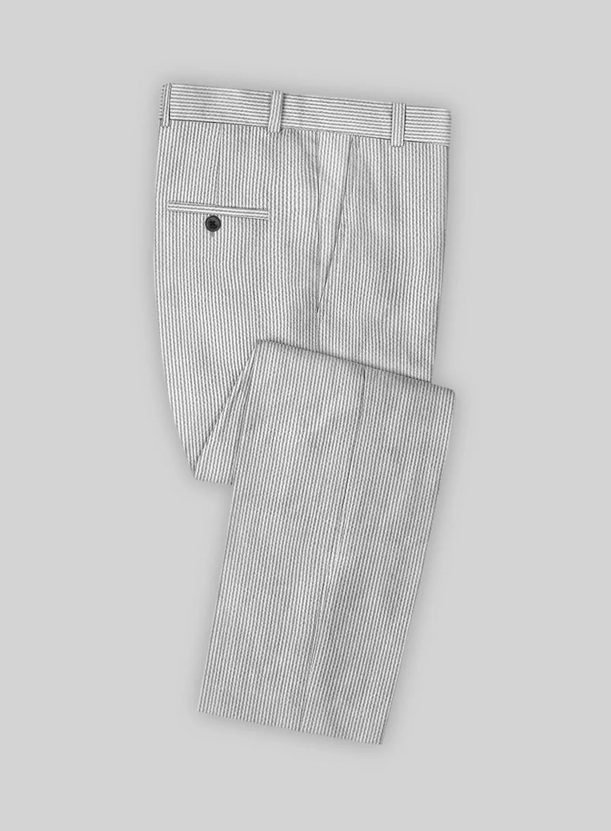 Gray Seersucker Pants - Image 2