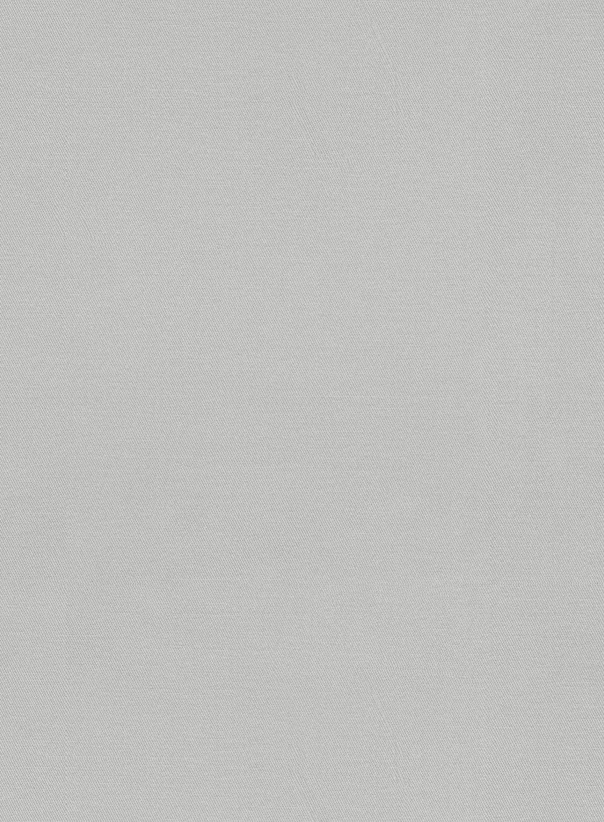 Light Gray Stretch Chino Shorts - Image 4