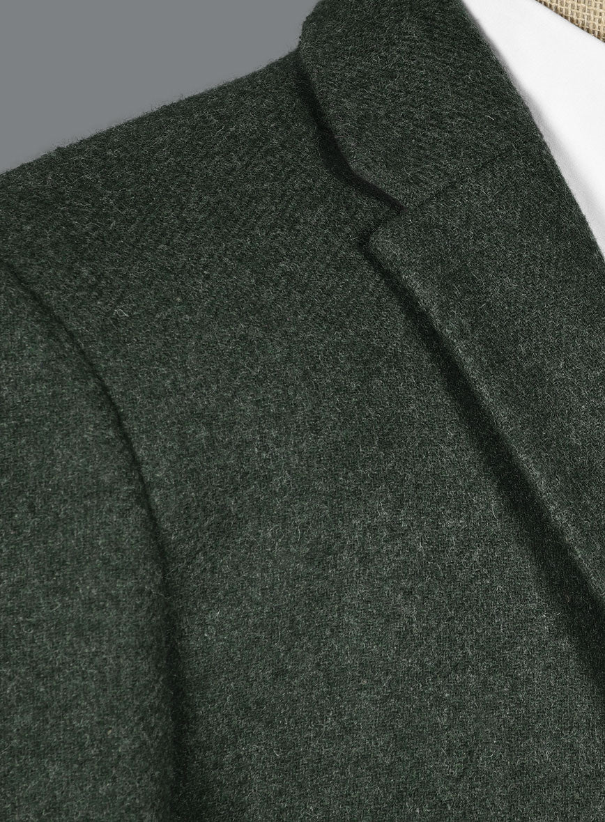 Green Heavy Tweed Jacket - Image 5