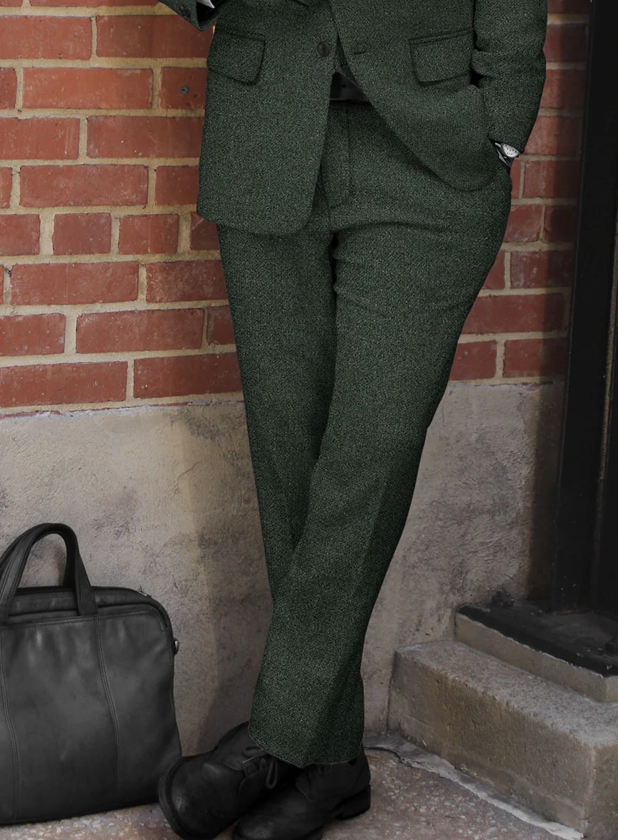Green Heavy Tweed Suit - Image 8