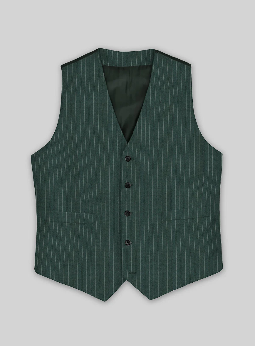 Green Pinstripe Waist Coat