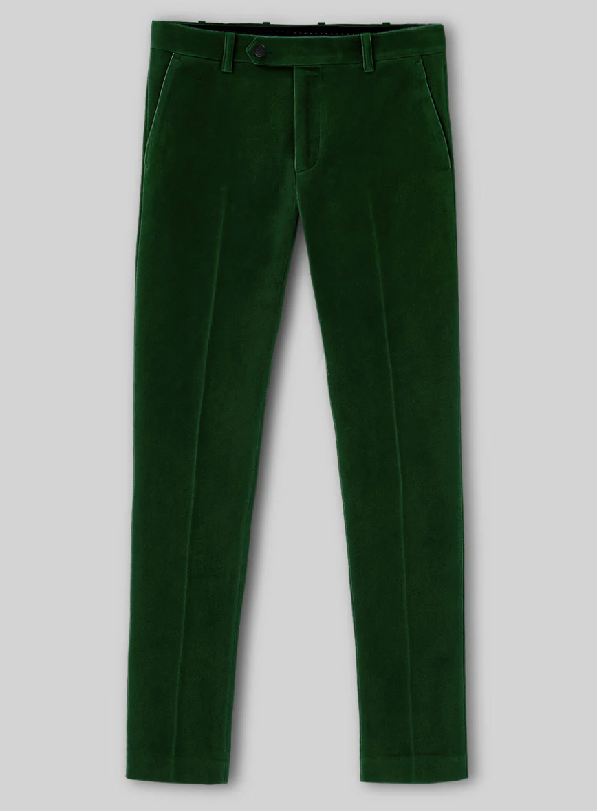 Green Velvet Pants - Image 2