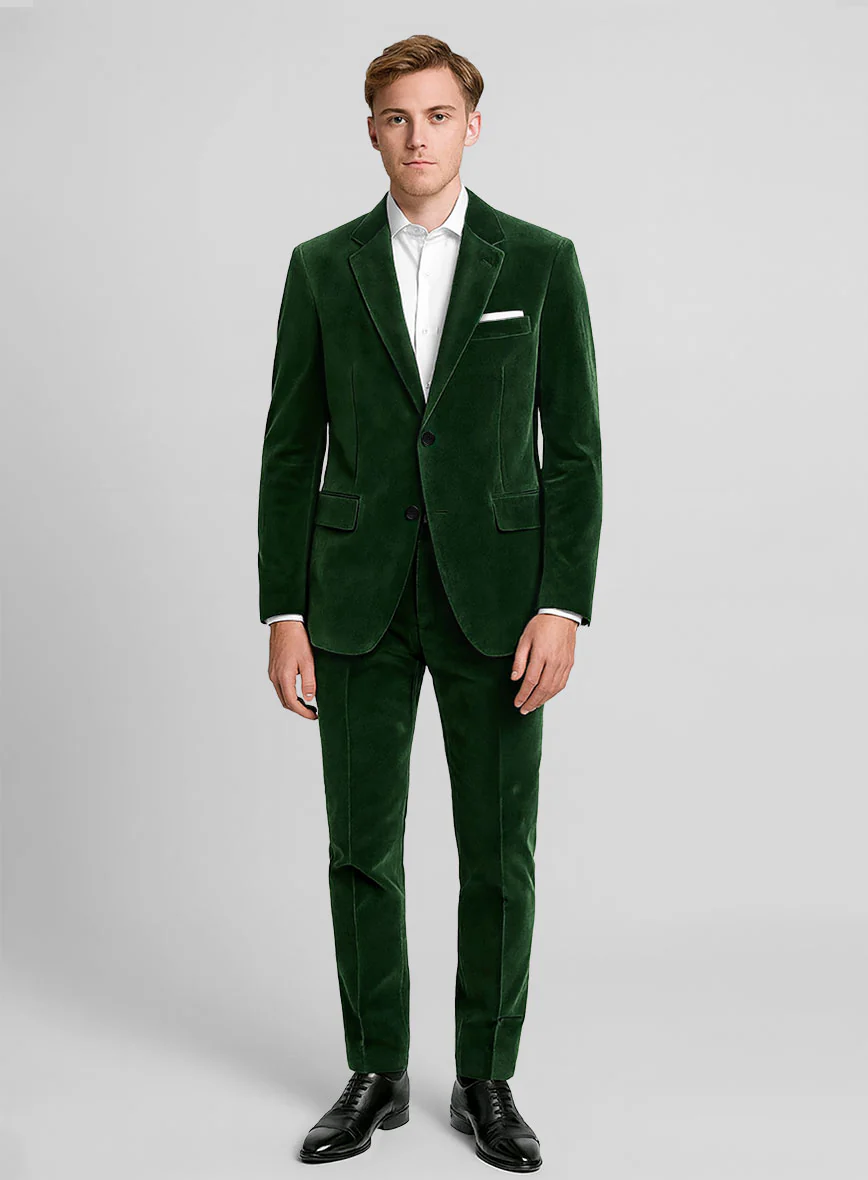 Green Velvet Suit