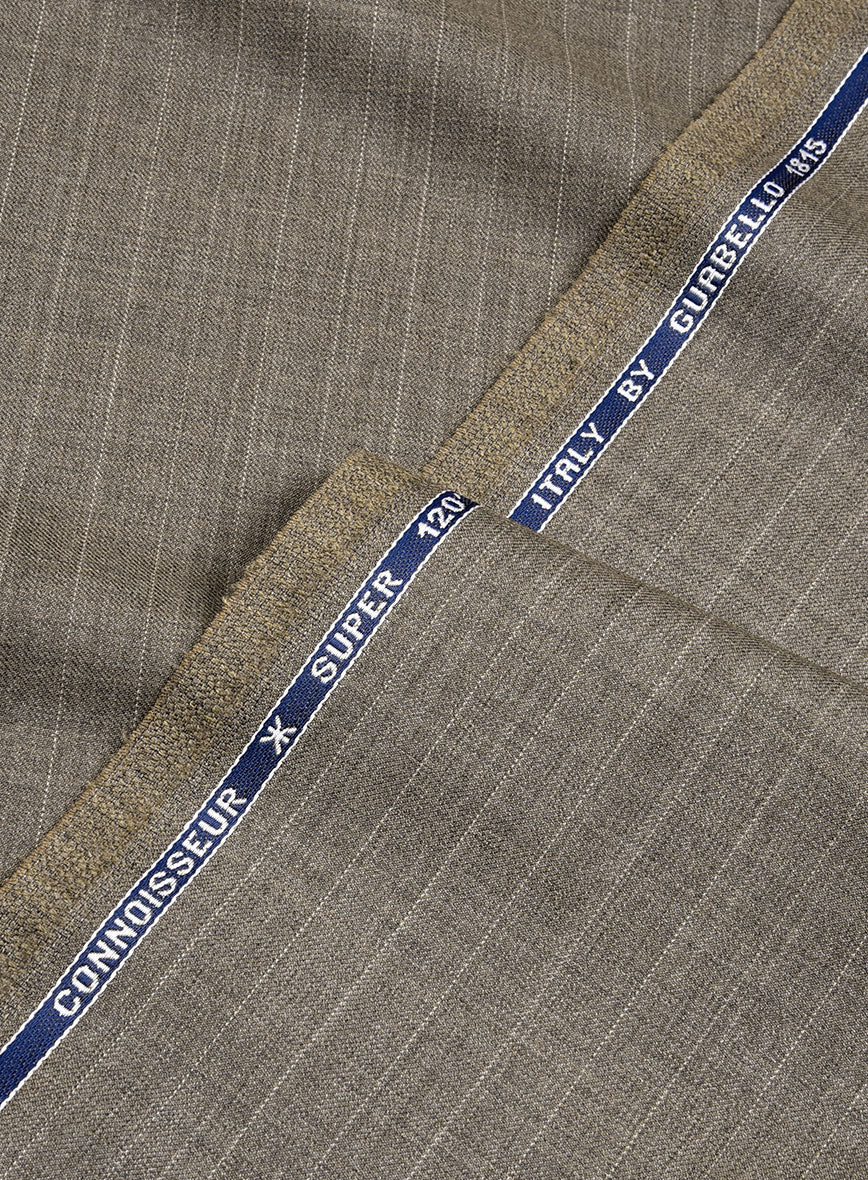 Guabello Brown Chalkstripe Suit - Image 7
