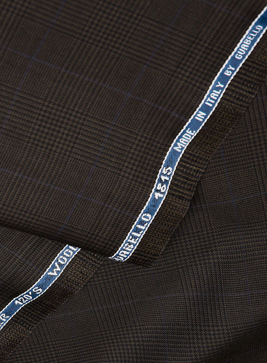 Guabello Brown Prince Of Wales Pants - Image 3