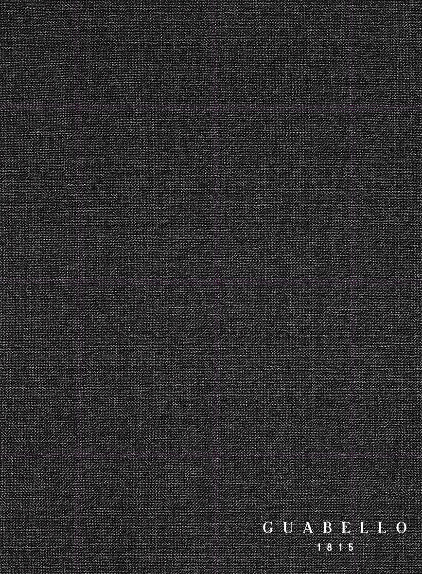 Guabello Charcoal Glen Pants - Image 4