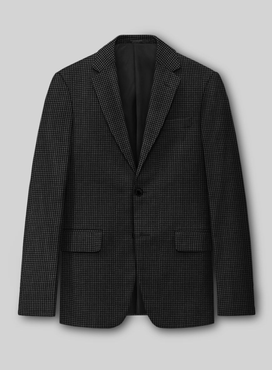 Guabello Charcoal Houndstooth Jacket