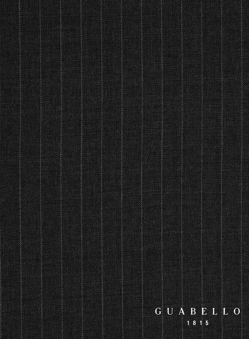 Guabello Charcoal Pinstripe Suit - Image 7
