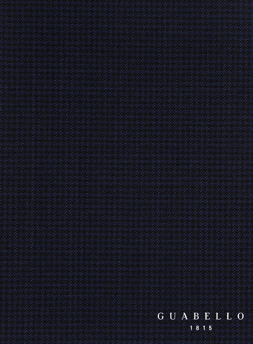Guabello Dark Blue Houndstooth Jacket - Image 5