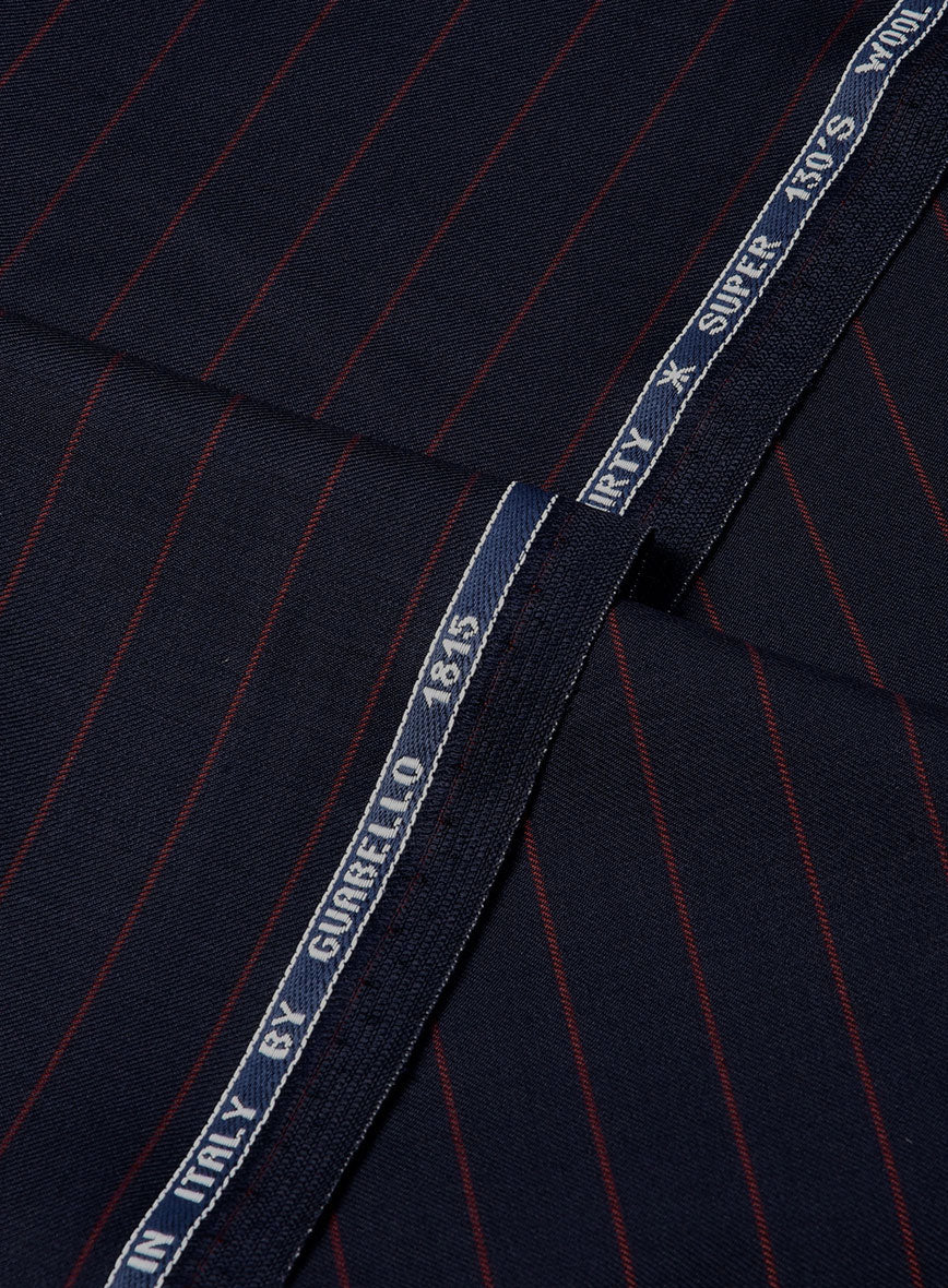 Guabello Dark Blue Rope Stripe Jacket - Image 3
