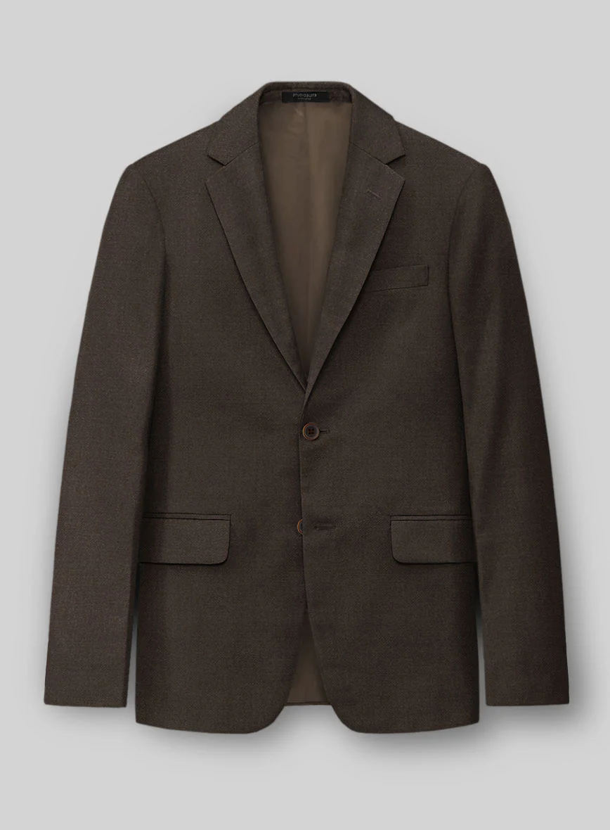 Guabello Espresso Brown Twill Jacket