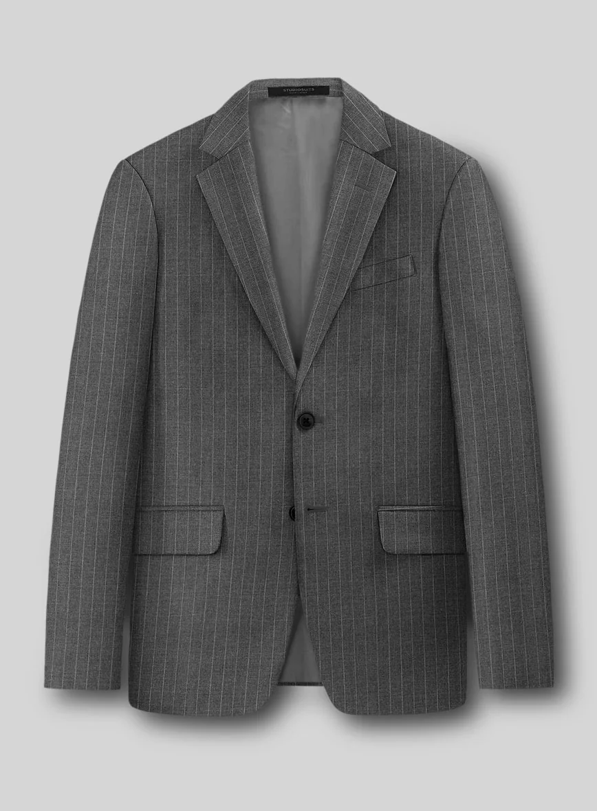 Guabello Gray Pinstripe Jacket