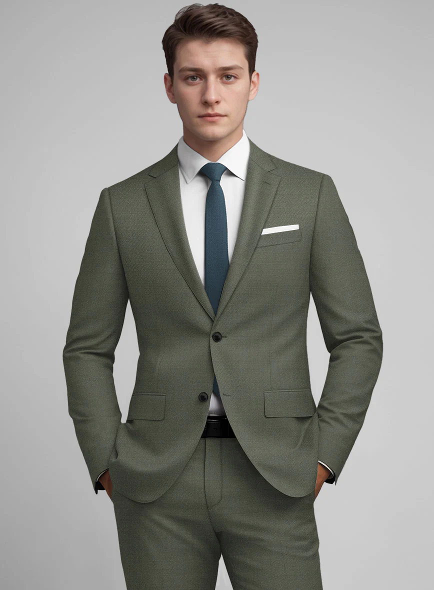 Guabello Green Twill Jacket - Image 2