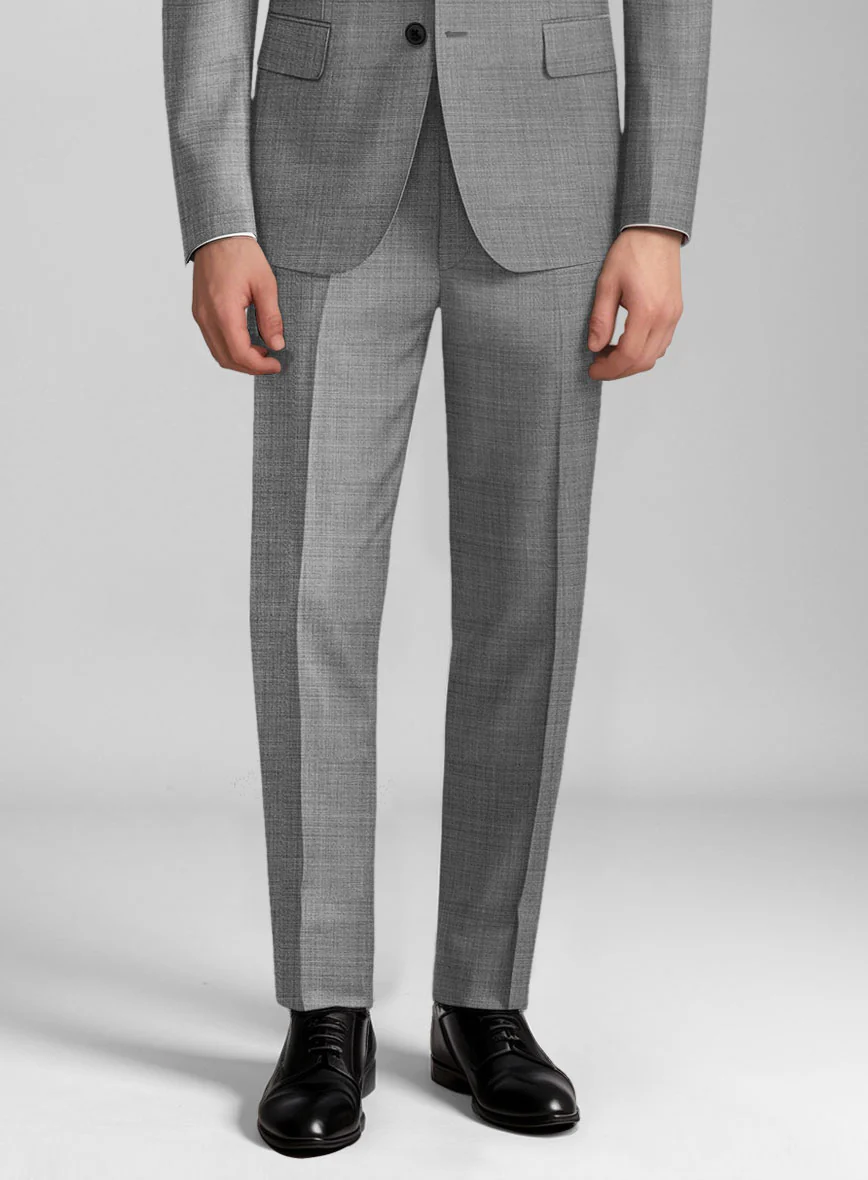 Guabello Light Gray Sharkskin Suit - Image 5