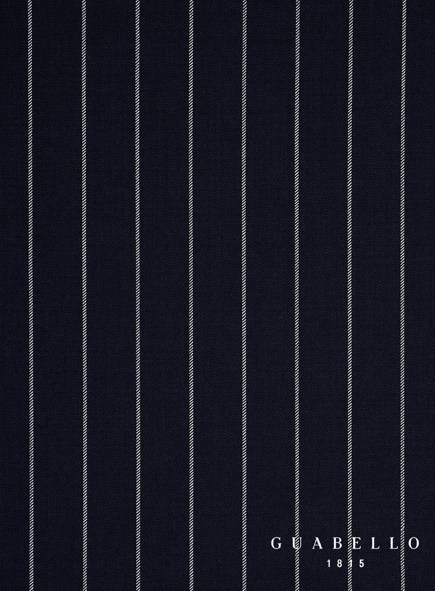 Guabello Navy Blue Rope Stripe Jacket - Image 4