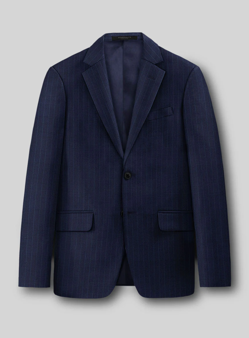 Guabello Royal Blue Pinstripe Jacket