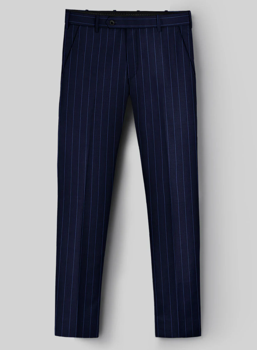 Guabello Royal Blue Rope Stripe Pants