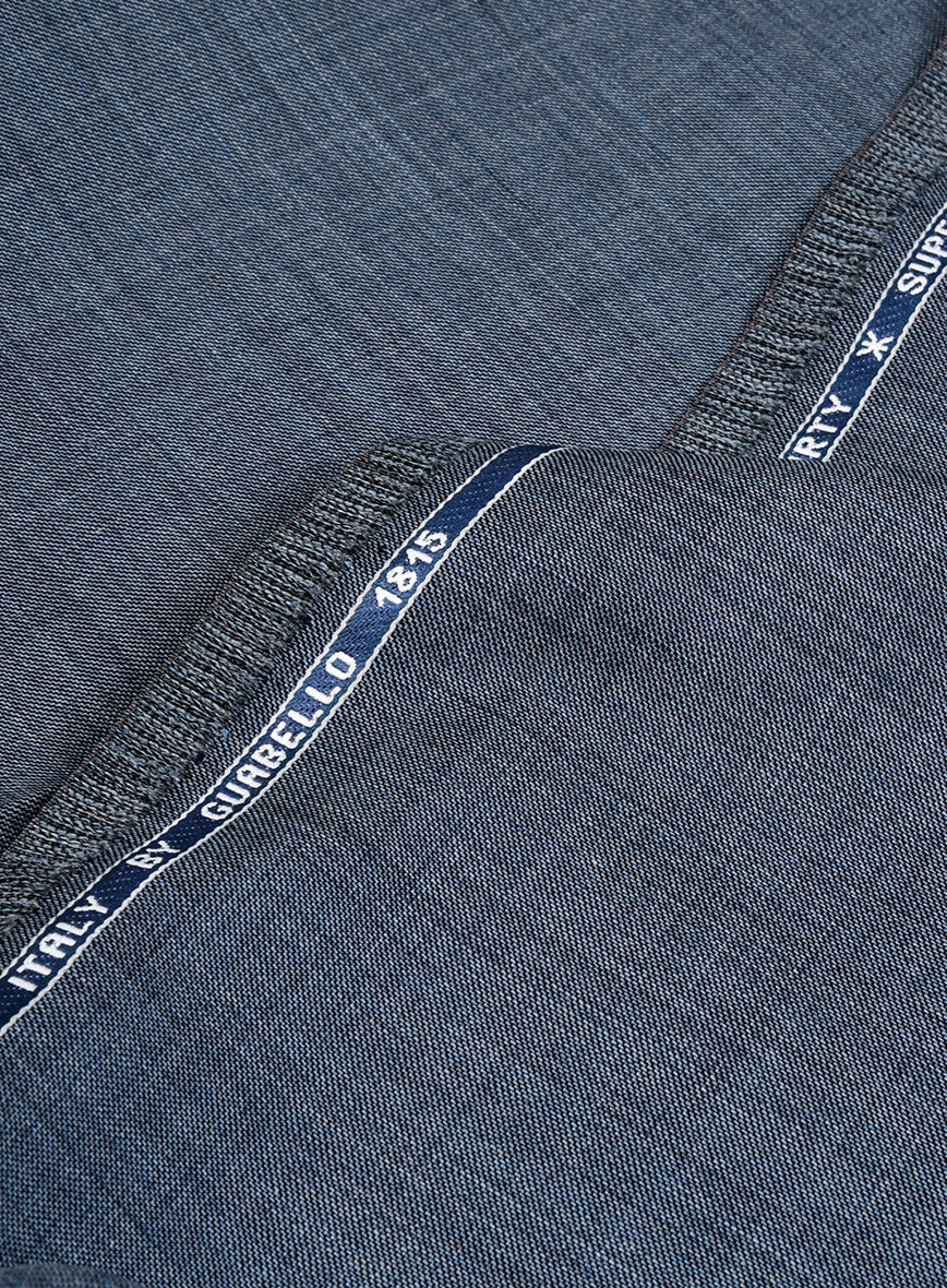 Guabello Steel Blue Sharkskin Jacket - Image 4