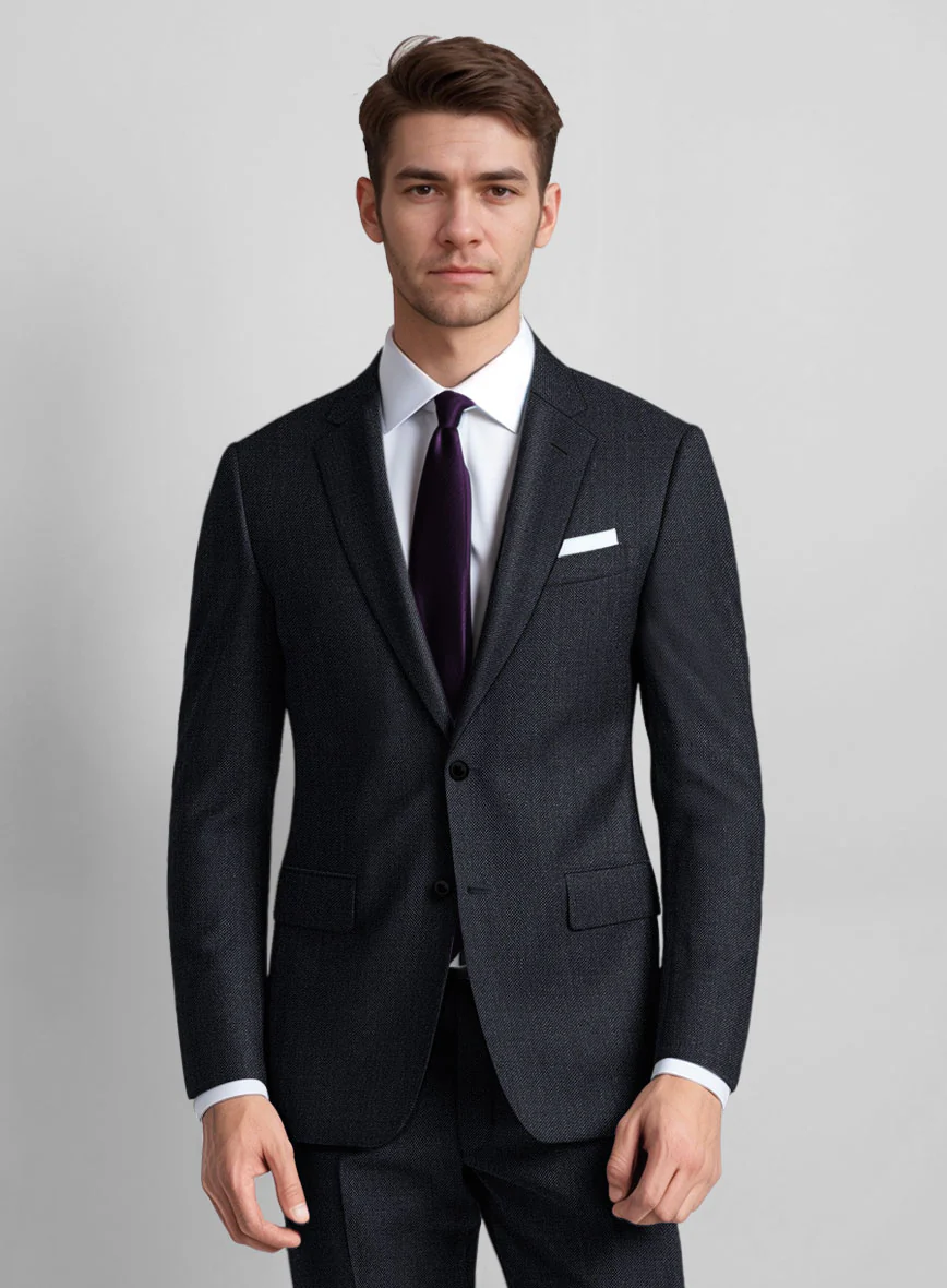 Guabello Steel Blue Suit - Image 3