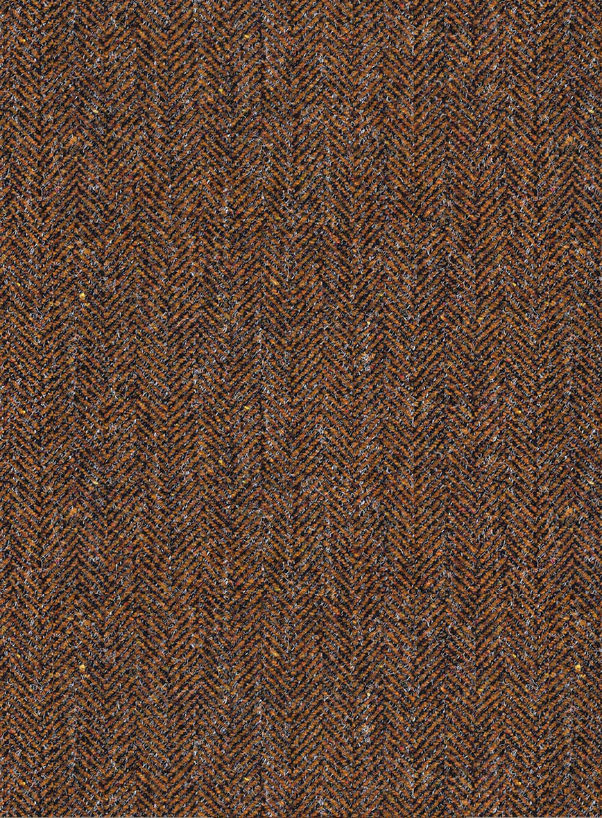 Haberdasher Autumn Rust Tweed Jacket - Image 3