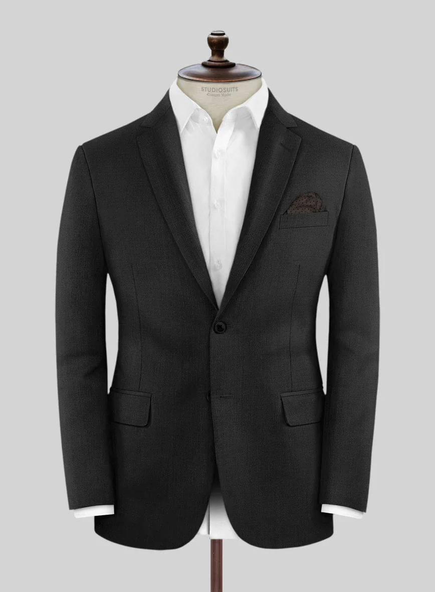 Hardy Minnis Black Twill Wool Jacket - Image 3