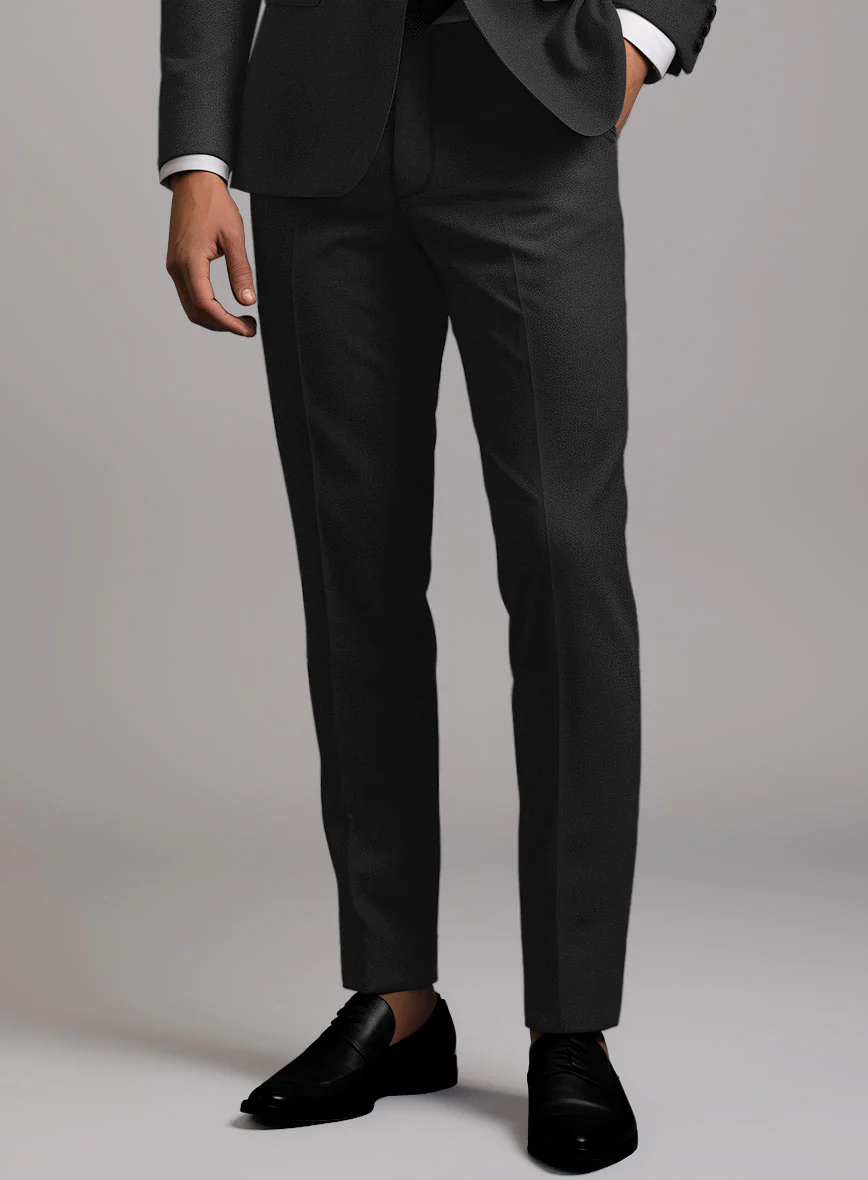 Hardy Minnis Black Twill Wool Suit - Image 7