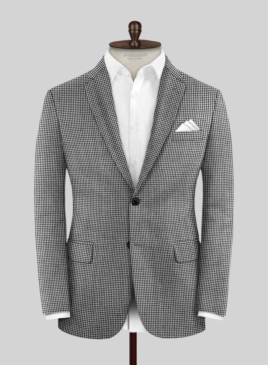Hardy Minnis BW Houndstooth Wool Jacket - Image 3