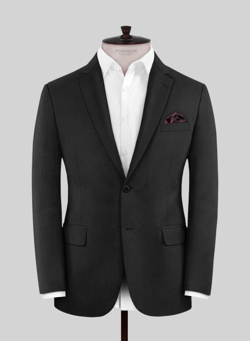 Hardy Minnis Caravel Black Wool Jacket - Image 3