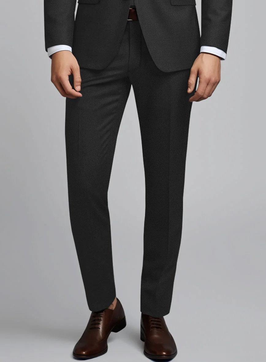 Hardy Minnis Caravel Black Wool Suit - Image 7