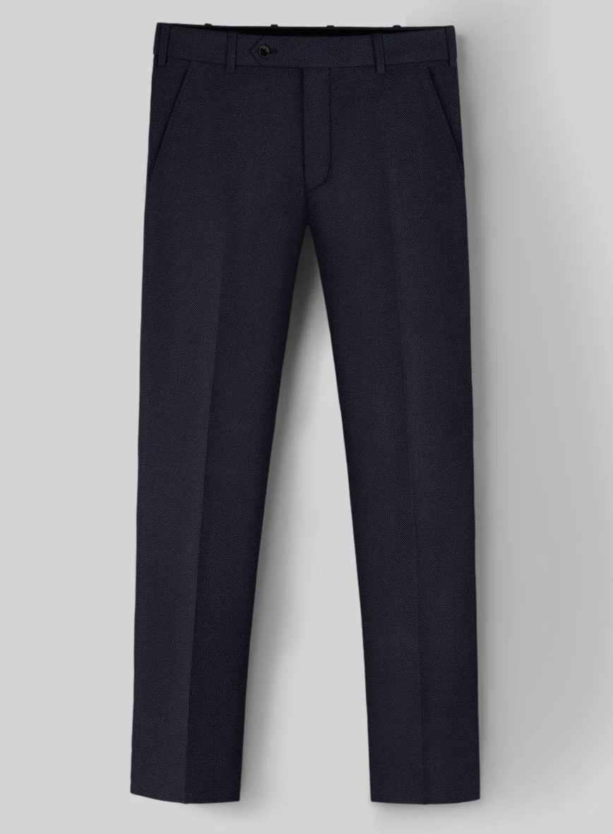Hardy Minnis Caravel Blue Wool Pants