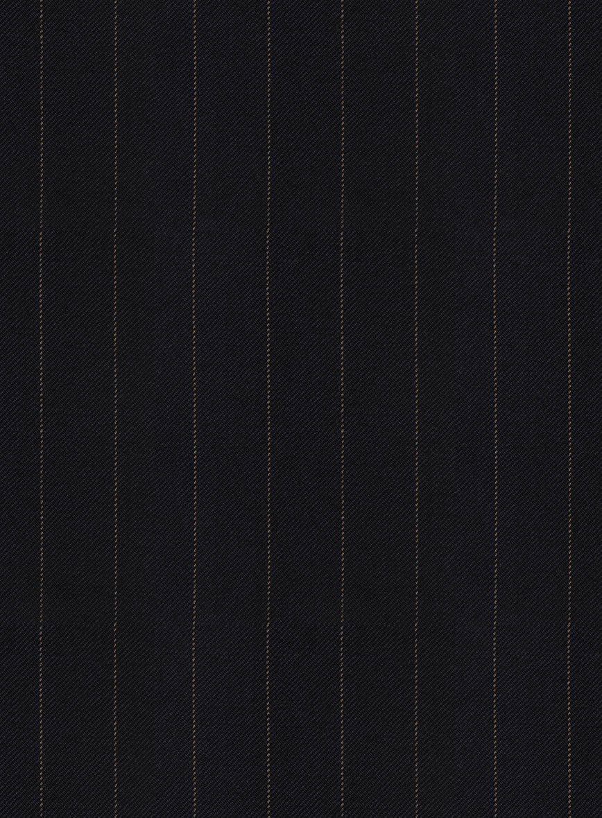 Hardy Minnis Deep Blue Chalkstripe Wool Suit - Image 8
