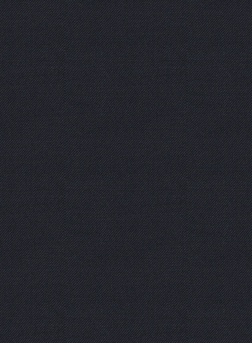 Hardy Minnis Deep Blue Twill Wool Pants - Image 3