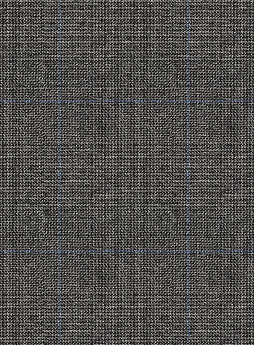 Hardy Minnis Gray Glen Wool Suit - Image 8