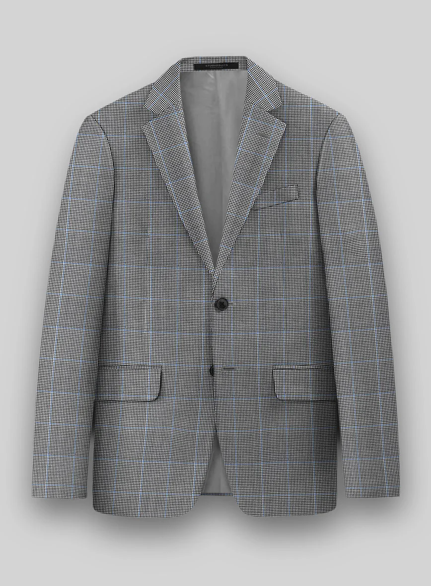 Hardy Minnis Houndstooth Check Wool Jacket
