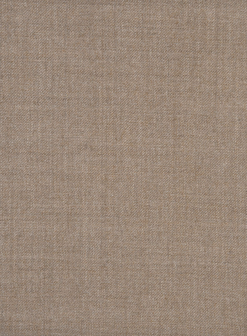 Hardy Minnis Light Brown Twill Wool Suit - Image 8