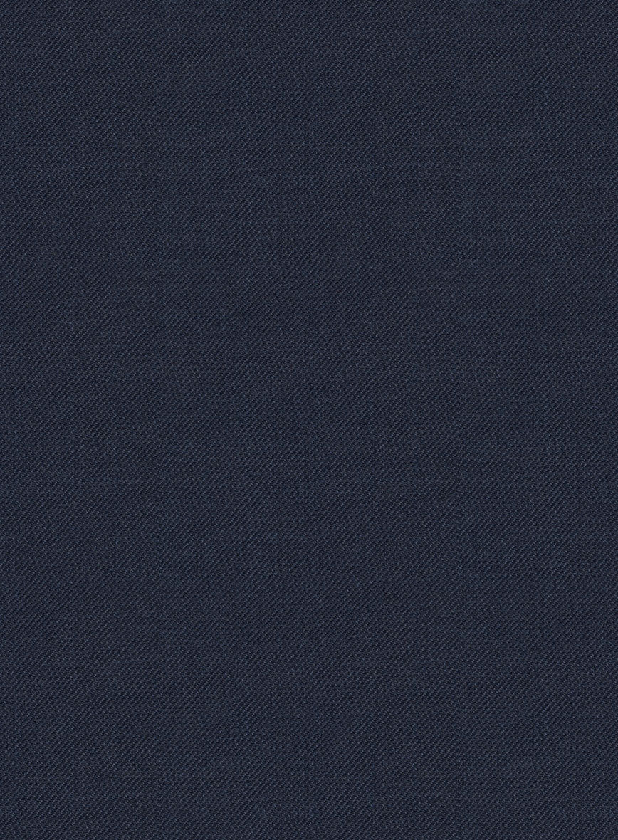 Hardy Minnis Mid Blue Twill Wool Suit - Image 8