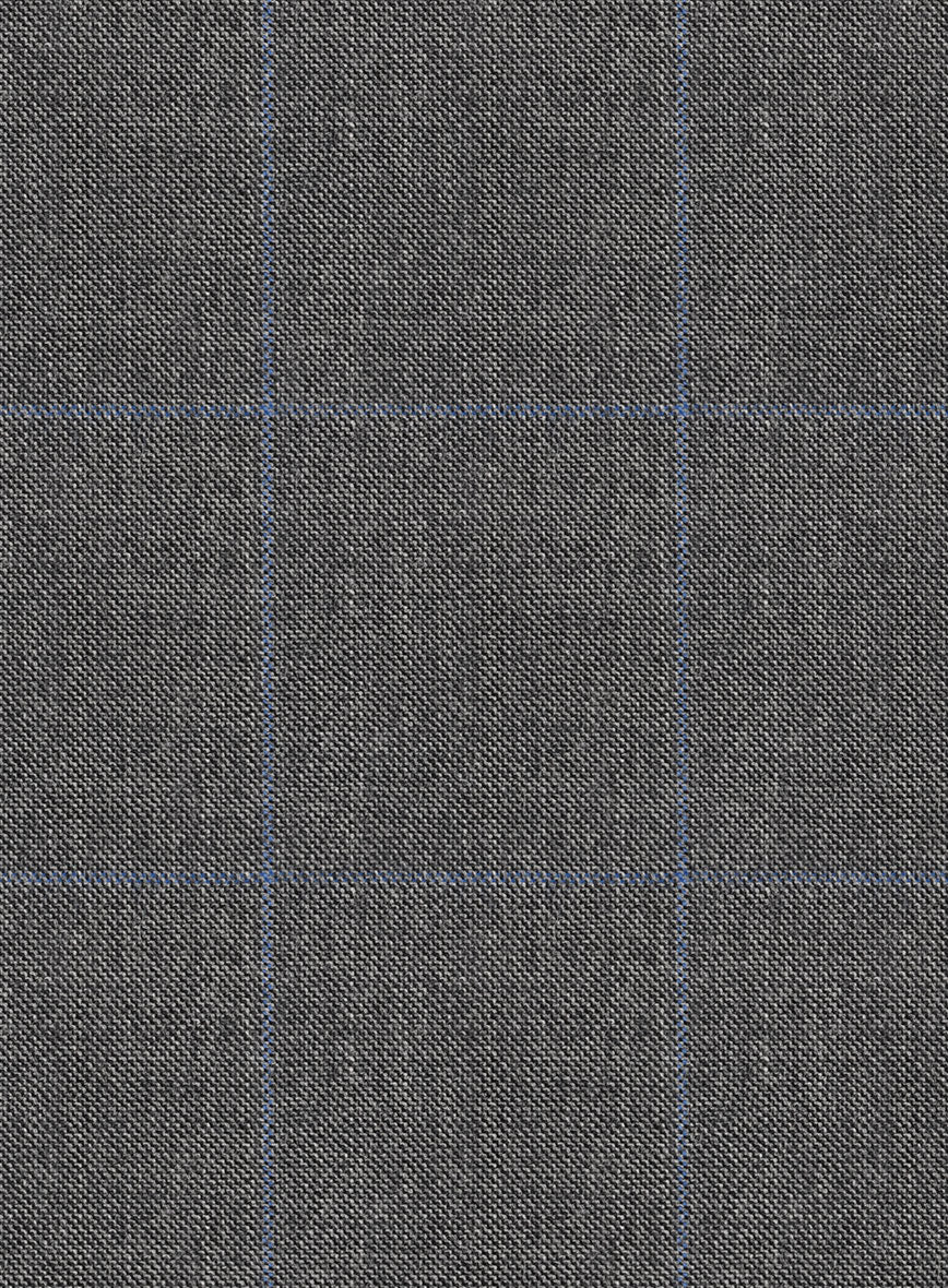 Hardy Minnis Pane Gray Wool Pants - Image 3