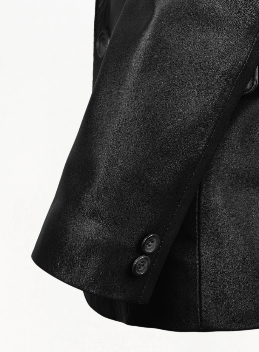 Harper Leather Blazer - Image 6