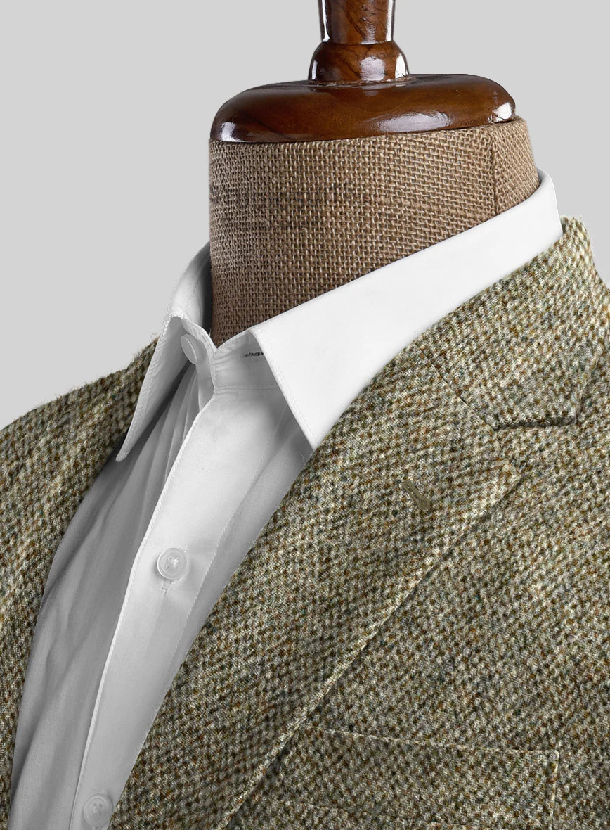 Harris Tweed Barley Brown Jacket - Image 3