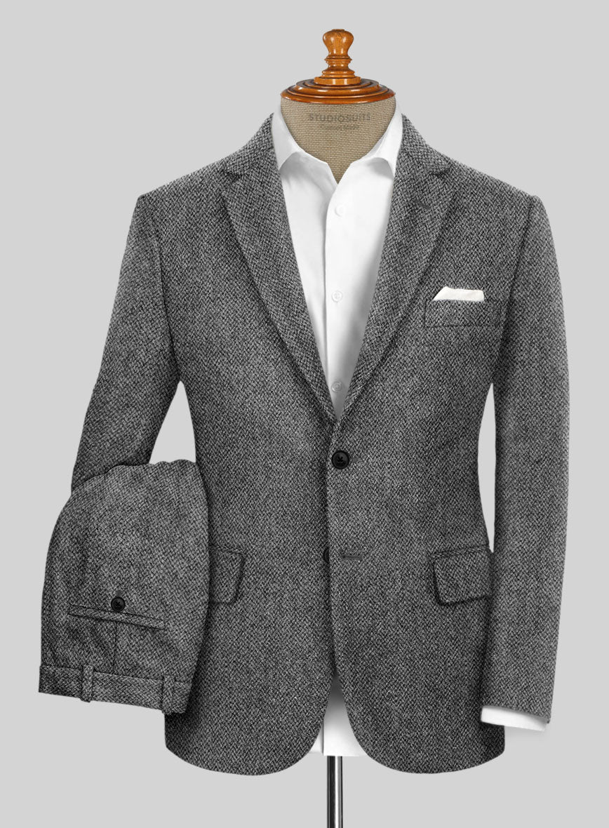 Harris Tweed Barley Gray Suit - Image 2