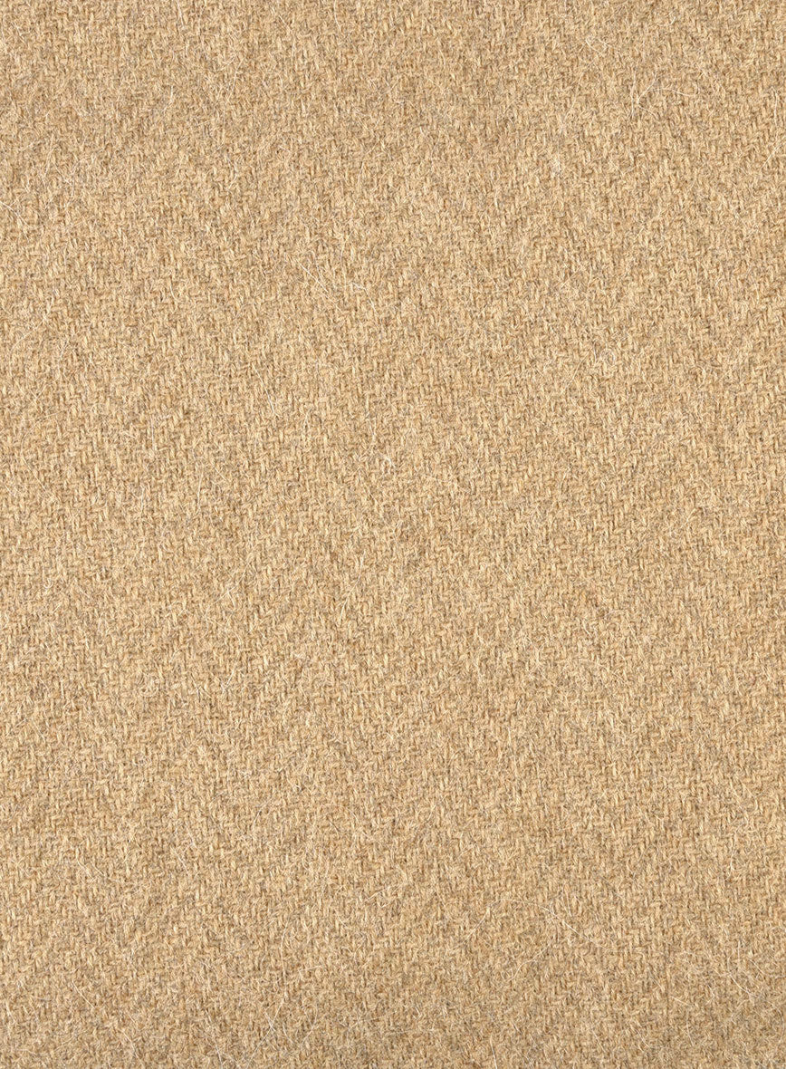 Harris Tweed Beige Herringbone Pants - Image 3
